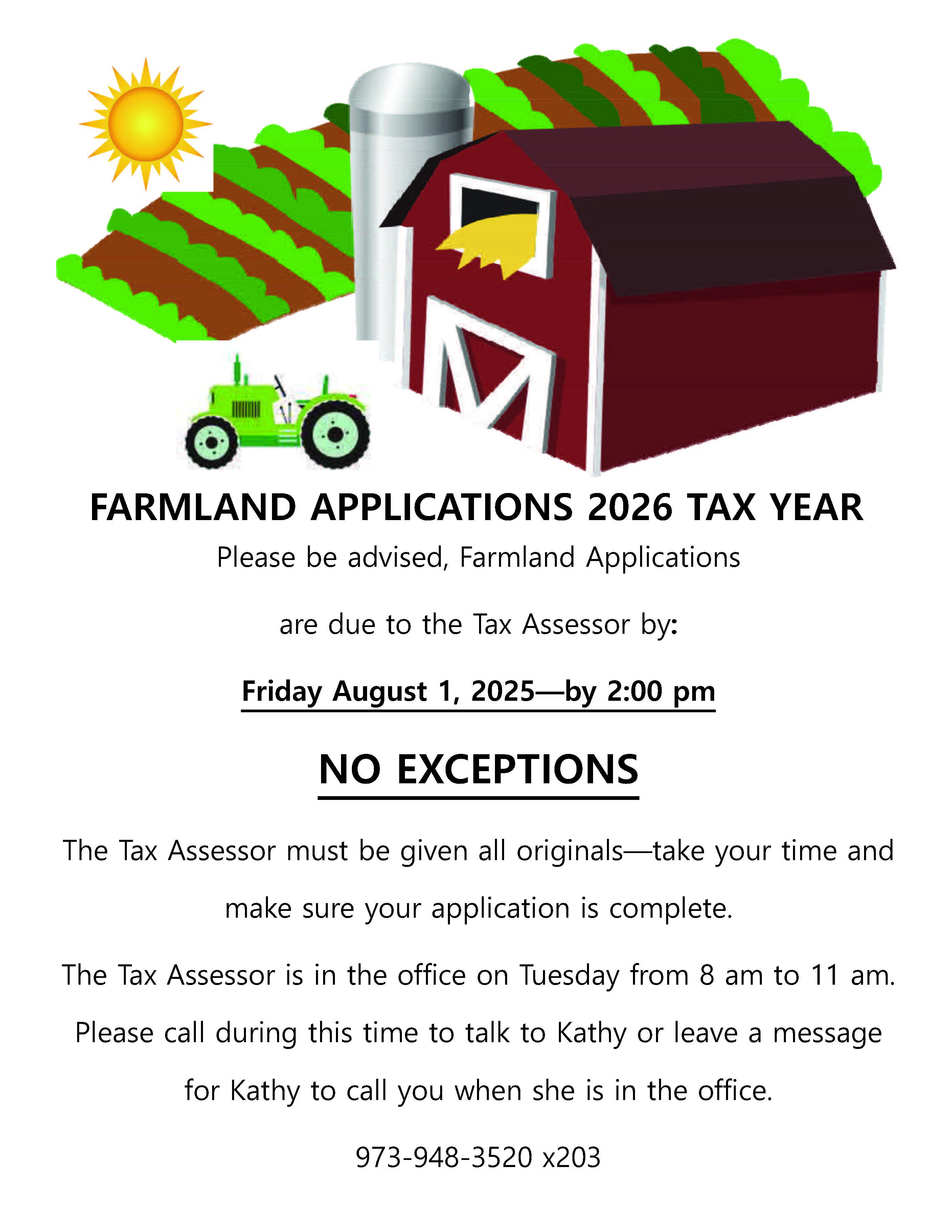 farmland papers due 2026